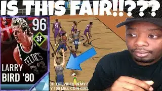 Meet 96 Larry bird in Nba Live Mobile 18 he'so UNFAIR!