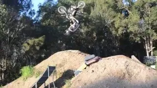 Pit bike backflip - First backflip to dirt - Rider owned