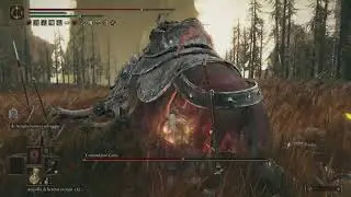 ELDEN RING Shadow of the erdtree Commander Gaius boss fight Arcane build no tear/allies