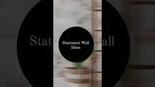 Statement Wall Ideas✨ #interiordesign #trendingshorts #homedecor #accentwall #wallpaint #walldecor