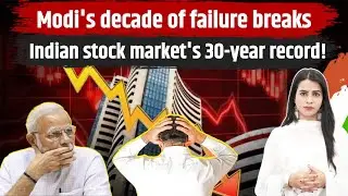 Modinomics crashes Indian stock market, breaking 30-year record!