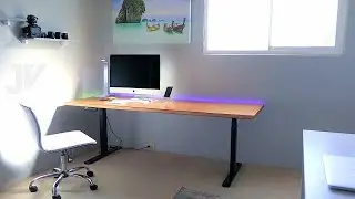 DIY Electric Standing Desk - with a Door