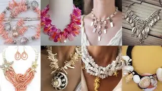 Statement Sea Shell and Beads Necklace Designs – The Art of the Ocean🤩