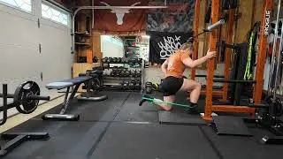 Mini Band Hip Internal Rotation Exercise Demo | No Sound | Spear Strength Training for Outdoorswomen