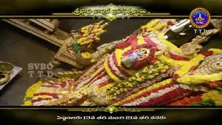 Brahmanda Nayakuni Brahmotsavam-2018 |  SVBC TTD