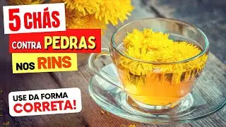 5 Melhores CH&Aacute;S contra PEDRA NOS RINS - Benef&iacute;cios, Como Preparar e Como Tomar