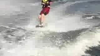 Wakeboarding on Cecilia in the Great South Bay New York