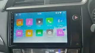 Ganti Head Unit 9 Inchi  di Honda Brio Satya Frame pembelian terpisah