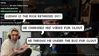 xQc Calls Out Ludwig for Changing His Opinions for Clout