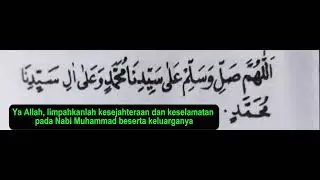 Bacaan Talbiah, Shalawat dan Doa setelah Membaca Shalawat.
