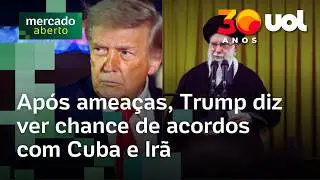 Trump diz esperar acordo com Irã após ameaça de guerra regional; líder iraniano faz alerta