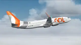 [FSX] Boeing 737-800NG GOL | Porto Alegre (POA) - São Paulo (GRU)