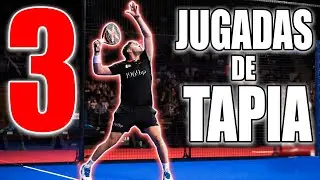 AGUSTIN TAPIA ANALIZA sus 3 JUGADAS FAVORITAS: Tutorial T&eacute;cnico / T&aacute;ctico de padel