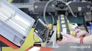 CNC punching of metal name plates - Mekoprint Micromechanics