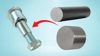 How to Manufacture a Trailer KingPin & Bush on Lathe Machine | Solid Metal Fabrication