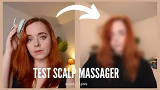 JE TESTE UN SCALP MASSAGER PENDANT 1 MOIS ! avant/après ! Tendance TikTok