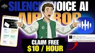 Silencio Voice Ai Airdrop | Silencio Ai Airdrop Claim Free $10/hour | Silencio Voice Ai Withdrawal 
