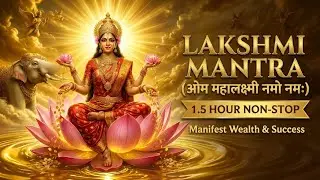 1.5 Hours Continuous Lakshmi Mantra: Supreme Chant for Wealth, Success & Deep Meditation | हरि ध्वनि