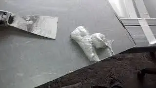 Acabamento! Aplicando massa plástica em portão, dicas importantes!