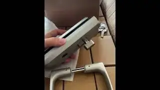 Glass door lock with ergonomic handle for aluminum glass office partition