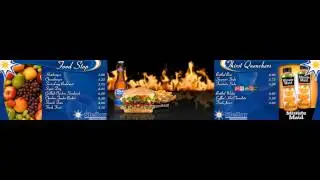 Stellar Three Screen Menu Array as designed by Ping HD