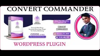Convert Commander Review | Wordpress Facebook MESSENGER PLUGIN