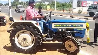 Swaraj Mini Tractor 724 XM Orchard Narrow Track test drive | NGM Online Bro