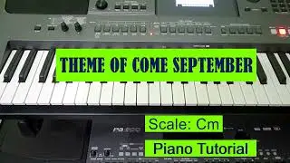 Theme of Come September || Piano tutorial || Bobby Darin.