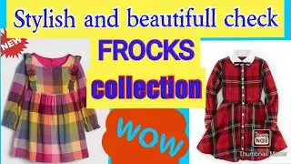 check frock design for baby girl||check print baby frocks||Stylish frocks for baby girls