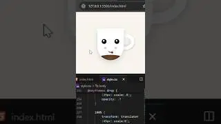 ☕Css Coffee Loading Button Animation 