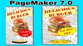 Top Tips for Designing a Burger Poster Using PageMaker 7