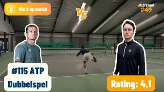 Ik daagde ATP Dubbelspeler #105 Bart Stevens uit voor een setje! | Hugo’s Journey #49