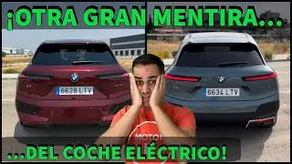 &iexcl;OTRA GRAN MENTIRA DEL COCHE EL&Eacute;CTRICO! BMW iX 40 Prueba de AUTONOM&Iacute;A real a 120 km/h MOTORK