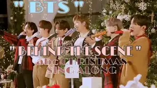BTS BEHIND THE SCENE OF 'ABC CHRISTMAS SONG' PERFORMANCE | BTS HOLIDAY SEASON JINGLE