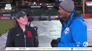 Tigers Head Groundskeeper Heather Nabozny talks about Opening Day