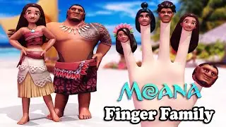 #shorts Moana Finger Family | Nursery Rhymes