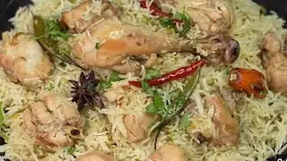Tasty White Chicken Pulao | चिकन पुलाव बनाने का तरीका | Chicken Dum Pulao | Chicken Yakhni Pulao