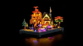 How to Light up LEGO Autumn Cottage Garden #11372 Classic Version #zenebricks