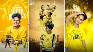 IPL photo editing 2021| Chennai super king photo editing | Csk team photo editing 2021 | IPL editing