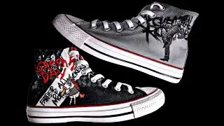 Custom My Chemical Romance x Green Day Converse