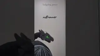 dart pouncer ruffrunner dragon puppets🤍🖤🩶#dragon #dragonpuppets #paperdragon #httyd #httyd2 #4u