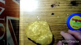TEST DE BARIL SLIME DE COMMERCE (MAXILIME & CO) #1 GOLD METALLIC