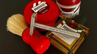 HENSON AL13 MEDIUM RAZOR - PRORASO SANDLE WOOD SOAP - ITS ALL ABOUT BEING A PRO ASSHOLE 🤣👊🤘😎🤘