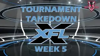 Tournament Takedown: XFL DFS Week 5