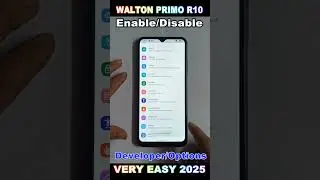 Walton Primo R10 / Developer Options, How to Enable / Disable, Developer Options 2025//