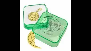 Pendant Seal King Solomon Guarding And Protection Amulet Gold Plate 18K &Oslash;