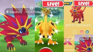 Hunting✨️Shiny Horsea & Solgaleo Raid Max Monday Pokemon Go