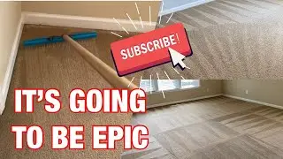 AWESOME CARPET LINES / LOTS OF CARPET RAKING / ASMR SATISFACTION