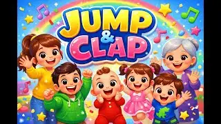 Jump and Clap Family Dance Song  Fun Kids Music  Cocomelon & Baby Shark Style