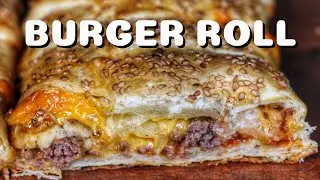 If you like BURGER you'll love this CHEESEBURGER PUFF PASTRY ROLL - 0815BBQ - International